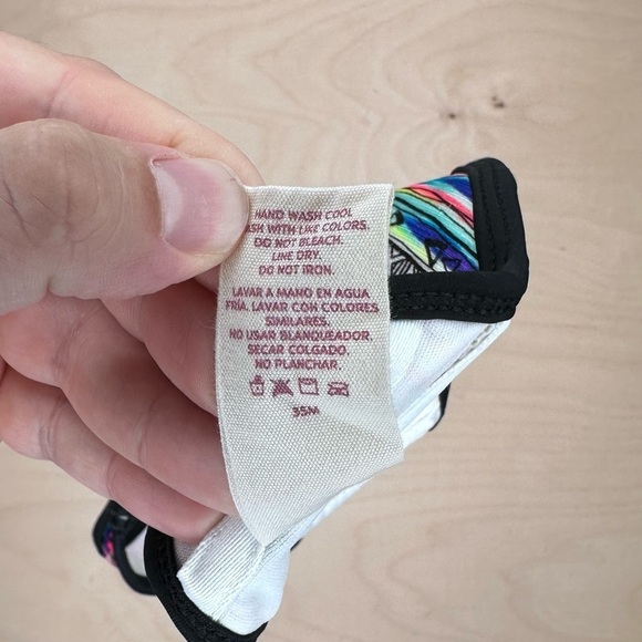 OP Swimwear Ocean Pacific Tropical Push-Up Bikini Top‎ Juniors S 3-5 - Picture 4 of 4